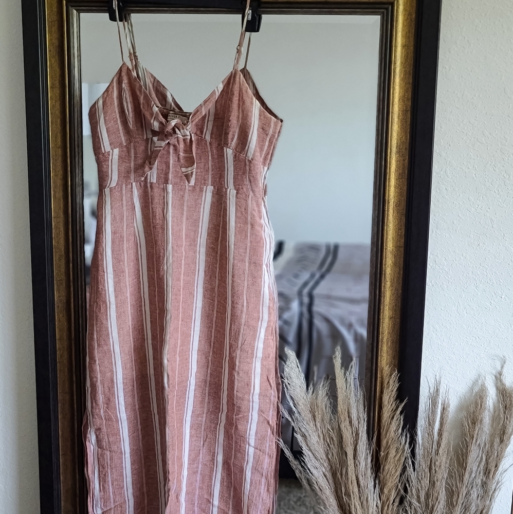 Forever 21 Linen Midi Dress